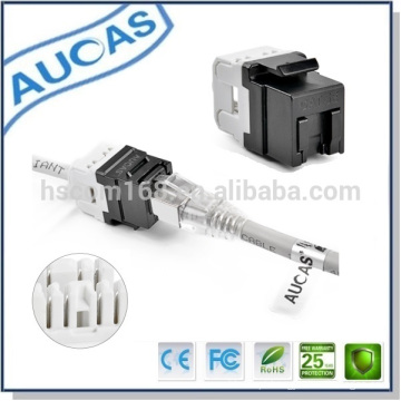 Fábrica de fornecimento rj45 modular jack caber para cabo de rede cat5e nenhuma ferramenta de inserção necessária preço quente